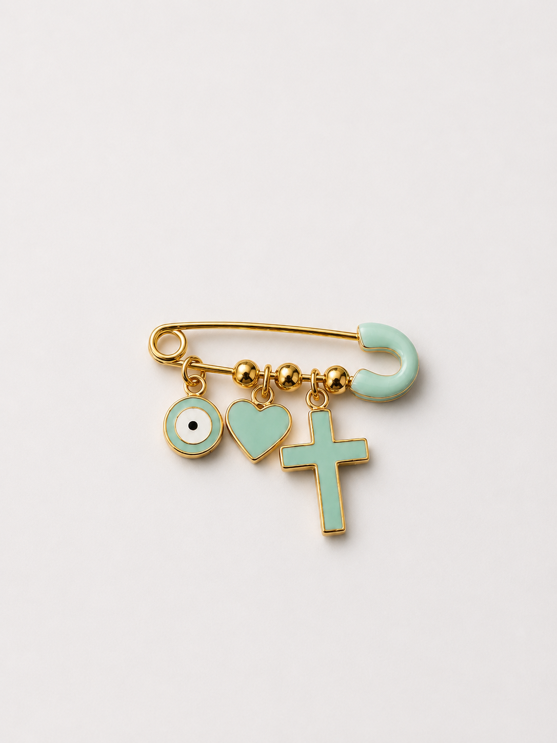 Baby Safety Pin Charm