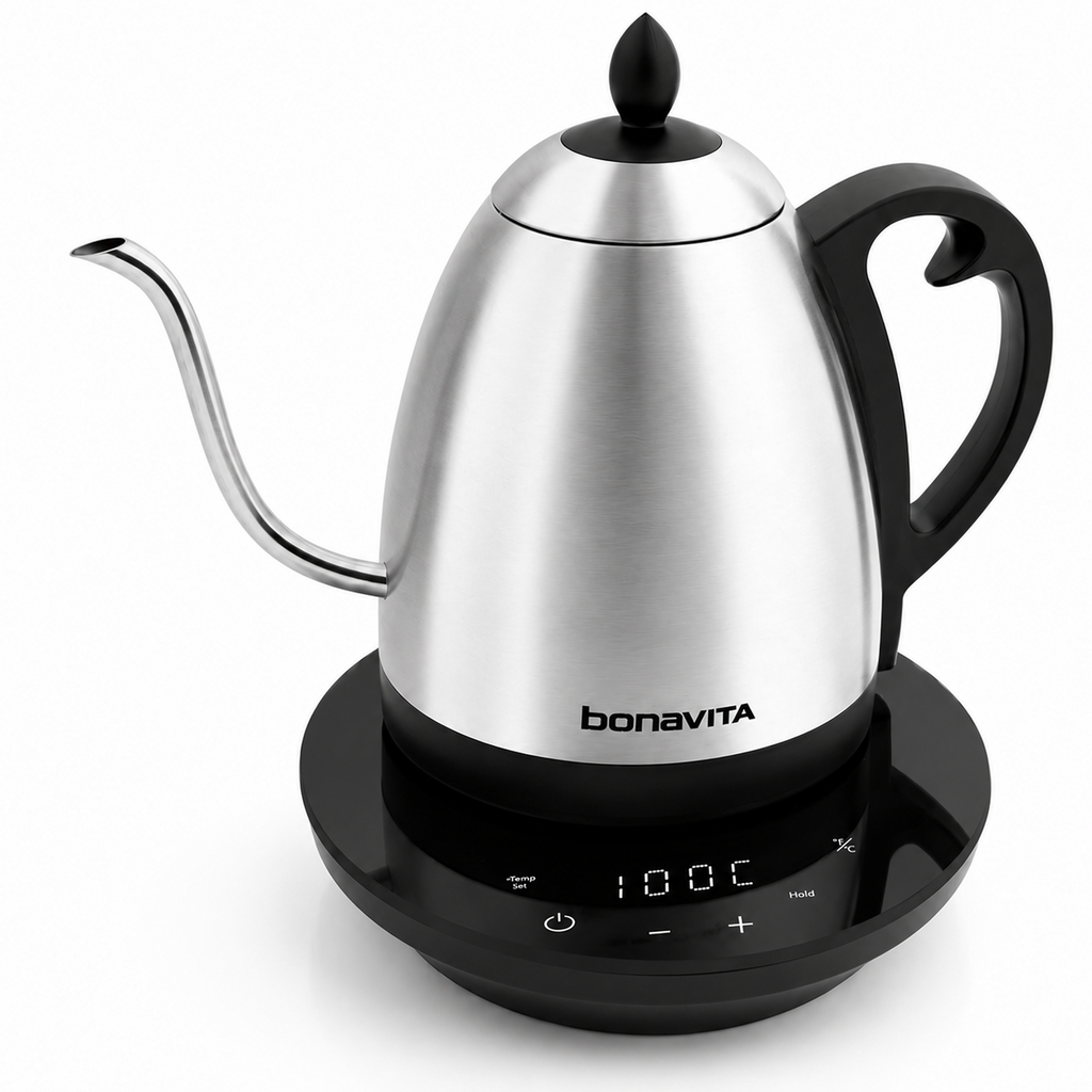Bonavita Cosmopolitan 1.0L Gooseneck Precision Temperature Electric Kettle
