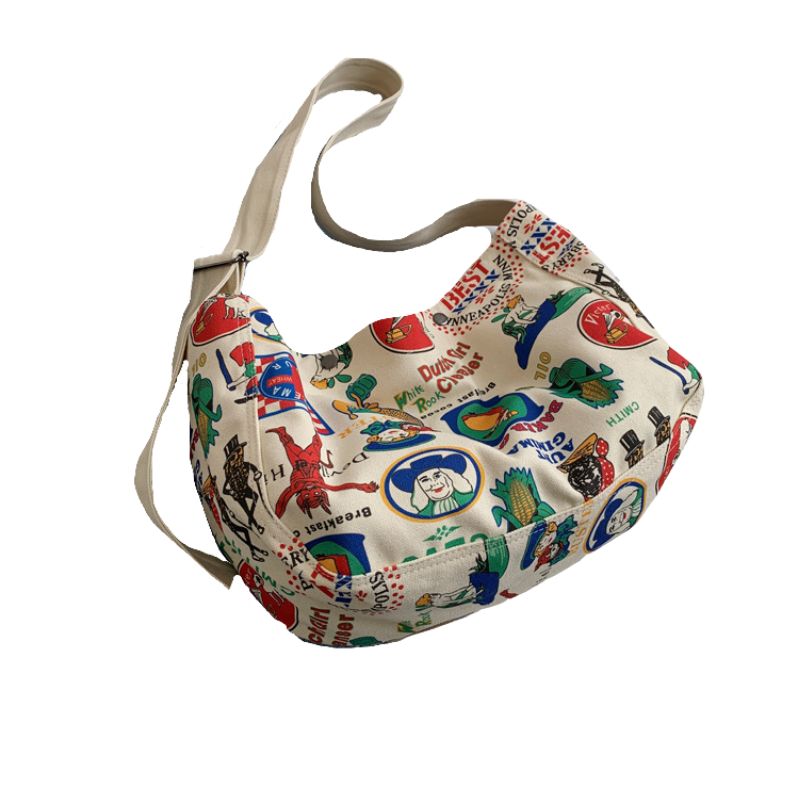 Canvas Shoulder Messenger Bag
