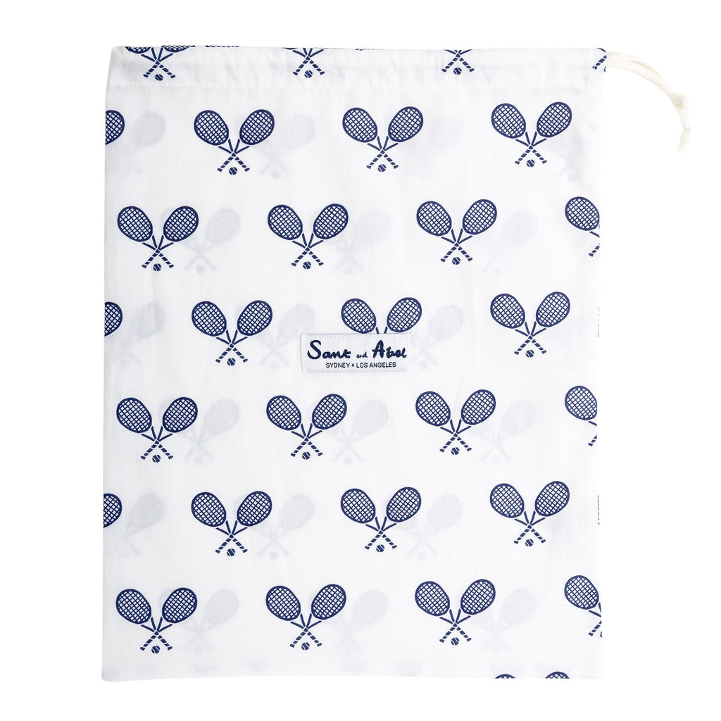 Men's Tennis Navy Long PJ Set