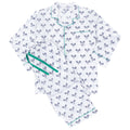 Men's Tennis Navy Long PJ Set